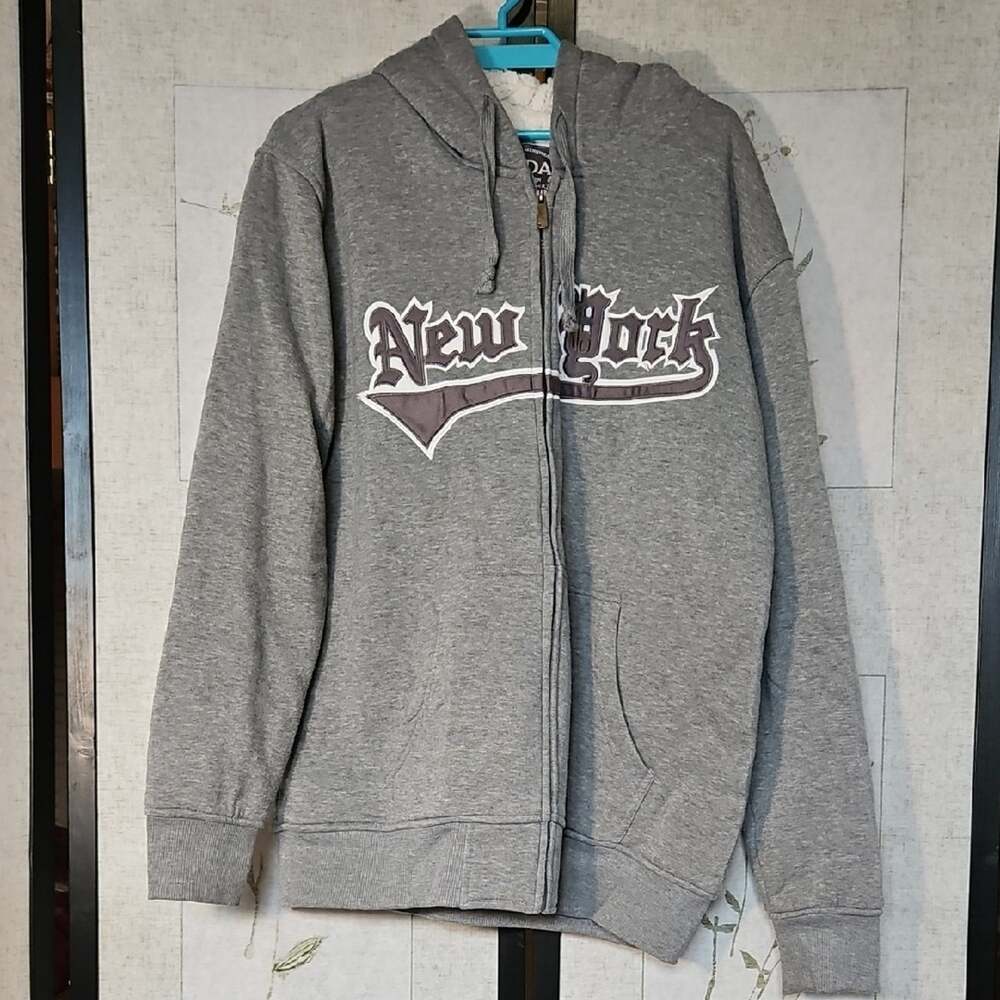 Gray Zip Up Sweater